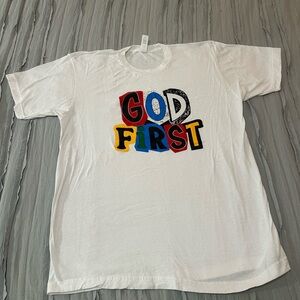 Tultex 'God First' T-Shirt | Size L